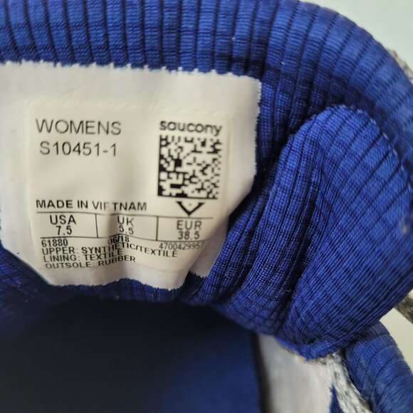 Saucony Women's Grid Excursion TR12 Trail Running Shoes S10451-1 Grey Blue 7.5 - Picture 8 of 8